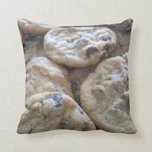 Chocolate Chip Cookies Throw Pillow Zazzle