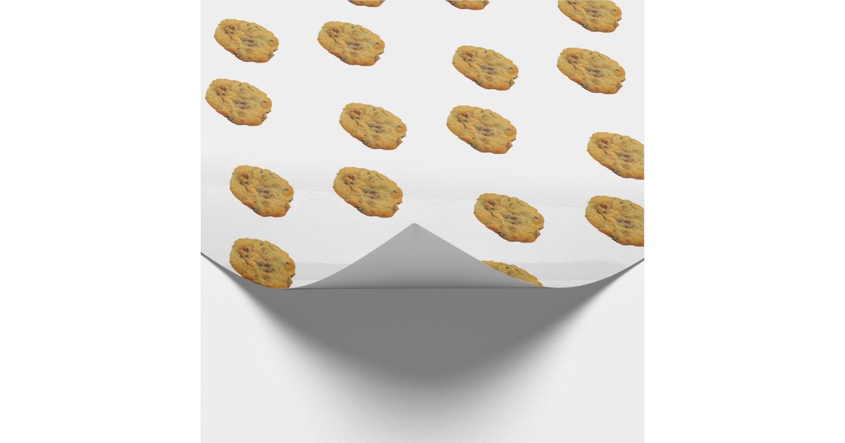 Chocolate Chip Cookies Wrapping Paper Zazzle