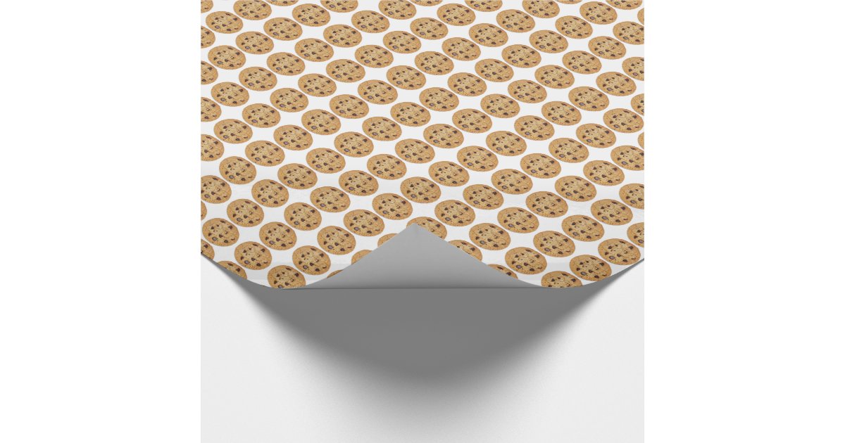 Chocolate Chip Cookies Wrapping Paper Zazzle