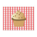 Chocolate Chip Cupcake postcards by candystore Chocolate Chip Cupcake postcards