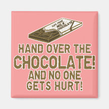 Chocolate Chocoholic Magnets
