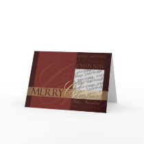 Chocolate • Christmas Photo Card Template