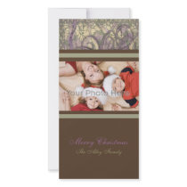 Chocolate christmas photocard