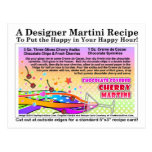 Chocolate Covered Cherry Martini Recipe Postcard