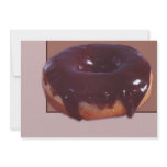 Chocolate Covered Donut Personalized Invite