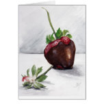 Chocolate covered Strawberry Card cards