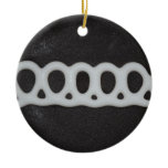 Chocolate Cupcake And White Swirl Ornament ornaments