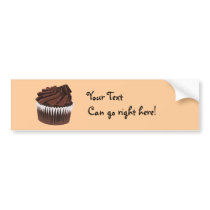 Chocolate Cupcake Bumper Stickers