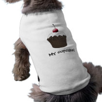 Chocolate cupcake doggie tshirt