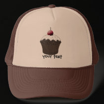Chocolate cupcake hats