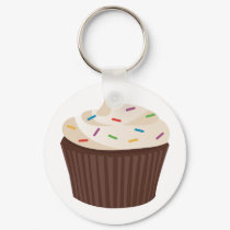 Chocolate Cupcake keychains