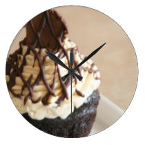 Chocolate Cupcake Kitchen Clock