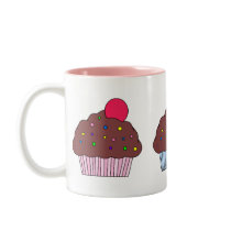 Chocolate CupCake mugs by psimawesome Chocolate CupCake mugs