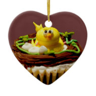 Chocolate Cupcake Ornament ornament