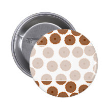Chocolate Cupcake Pattern. Buttons