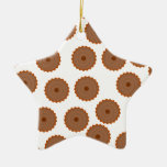 Chocolate Cupcake Pattern. Christmas Ornaments