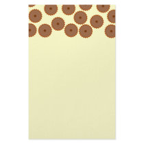Chocolate Cupcake Pattern. Customized Stationery