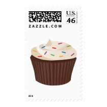 Chocolate Cupcake postage by BellyJeans Chocolate Cupcake postage