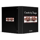 Chocolate Cupcake Presentation Binder