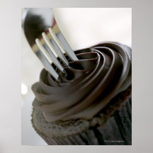 Chocolate cupcake print