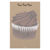 Chocolate Cupcake Customized Stationery