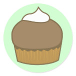 chocolate cupcake sticker