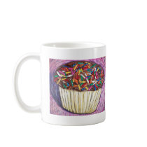"Chocolate Cupcake With Sprinkles" mugs