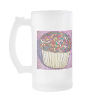 "Chocolate Cupcake With Sprinkles" mugs