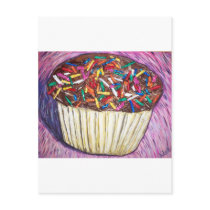 "Chocolate Cupcake With Sprinkles" postcards