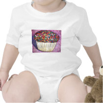 "Chocolate Cupcake With Sprinkles" t-shirts