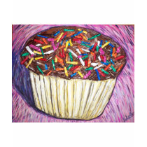 "Chocolate Cupcake With Sprinkles" t-shirts