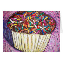 "Chocolate Cupcakes With Sprinkles" cards