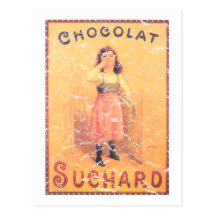 Chocolate de Suchard apenado Tarjetas Postales