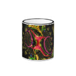 Chocolate Decadence Colorful Fractal Geometric Art mugs