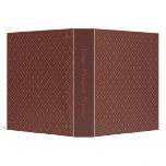 Chocolate Diamonds Pattern 1 1/2" Binder Template