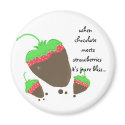 Chocolate Dipped Strawberries magnets