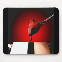 Chocolate-Dipped Strawberry Mousepad by DonPBaker Chocolate-Dipped Strawberry Mousepad
