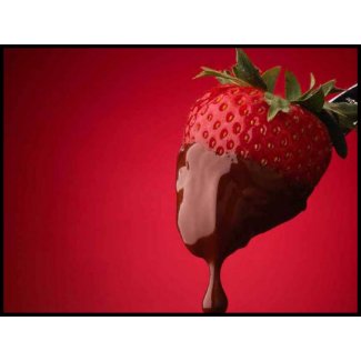 Chocolate Dipped Strawberry stamp