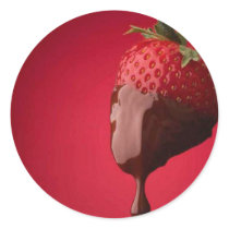Chocolate Dipped Strawberry stickers by Recipes101 Chocolate Dipped Strawberry stickers