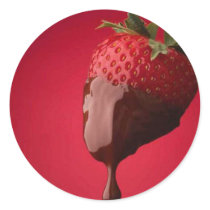 Chocolate Dipped Strawberry stickers