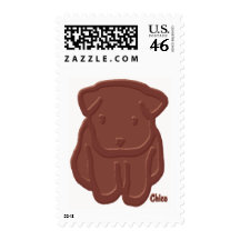 Chocolate Dog Stamps