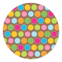 Chocolate Dots Stickers