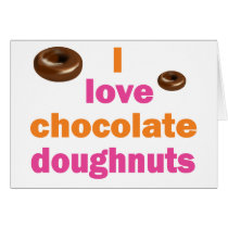 Chocolate Doughnut Love cards by dollface766 Chocolate Doughnut Love cards