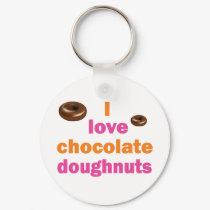 Chocolate Doughnut Love keychains by dollface766 Chocolate Doughnut Love keychains