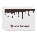 Chocolate Drip Set Personalized Invite
