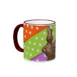 Chocolate Easter Bunnies mugs