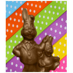 Chocolate Easter Bunnies Tee Shirts