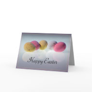 Chocolate Easter Eggs Card card