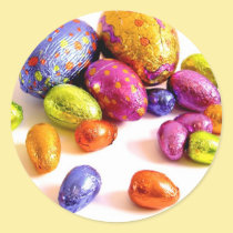 Chocolate Easter Eggs for the Holidays stickers