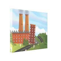Chocolate Factory Gallery Wrap Canvas